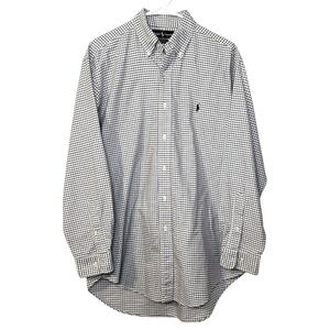 Ralph Lauren Yarmouth 100% cotton oxford button down shirt men’s 15.5” neck